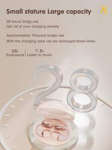 D8 Shine Collocation Wireless Open Ear Headphone,Featuring C3 Clear Calling,Secure Earhook Sport Design, 5.4 Sport Earbuds With Earhooks For Long Time Playback With, Dual Mic Clear Call Sweat-Proof For Running Workout,Designed For Sports: Sport - View 8