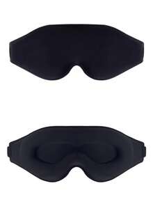 3D Contoured Sleep Mask, Memory Foam Zero Pressure Blackout Sleep Mask, Adjustable Strap Soft Travel Nap Eye Mask, 3 Colors Available, Suitable For Home, Office, Airplane Use - Multicolor - View 13