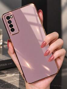 MewTrek Luxury Electroplated Phone Case, New Fashion Silicone Shockproof Soft Shell, Compatible With IPhone / Galaxy Hot Reno Honor - Purple - View 3