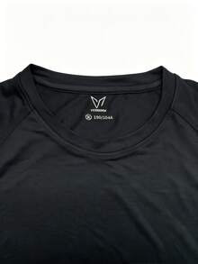 veidoorn Men's Sports & Leisure Long-Sleeved Top, Soft Comfortable T-Shirt For Outdoor Training - Black - View 7