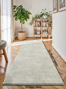 DAJIANG 1pc Minimalist Cream Geometric Line Long Kitchen Runner Rug, Suitable For Bathroom, Kitchen, Bedroom, Living Room, Bedside, Machine Washable Easy To Clean, Pet-Friendly Decorative Entryway Mat - Multi-color - View 14