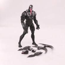 Hasbro 1pc Venom 2 Massacre Movie Action Figure, Movable Joint Model, Marvel Superhero Peripheral Doll, Desktop Decoration, Suitable For Birthday Gift, Halloween Gift, Christmas Gift, Party Gift - One Size - View 2