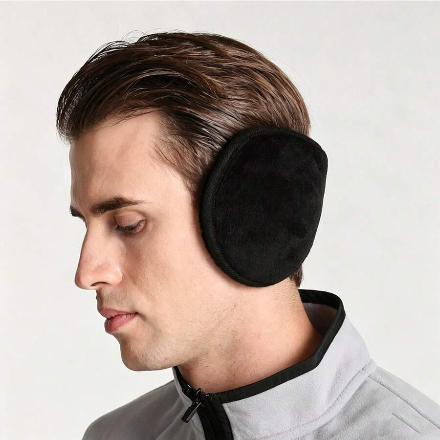 Bandless Fleece Lined Ear Warmers, Winter Cold Protection Windproof Earmuffs For Men Women Outdoor - Ear Warmers - View 1