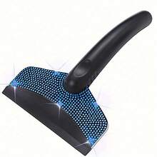 Rhinestone Car Snow Scraper, Ice Scraper, Frost Brush, Snow Brush, Windshield, Car Window Scratch-Free, Ice Breaker Shovel, Cleaning Tool, Car Winter Accessories, Suitable For Cars, Trucks, SUVs - A - View 10