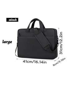 Shock-Proof Design, Unisex Briefcase, 2 Colors Available, 2 Sizes Fit 14-Inch And 16-Inch Laptops, Suitable For Travel And Commute - Laptop Bag - View 16
