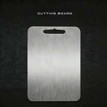 3pcs Titanium Alloy Cutting Board Set, Pure Titanium Cutting Board, Double-Sided Titanium Alloy Chopping Board, Suitable For Meat, Bread, Vegetables, Fruits, Dishwasher - 3pcs - View 6