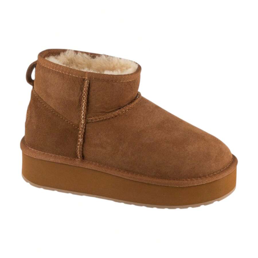 EMU Australia Stinger Micro Flatform 2.0 W13296-CHES Women, Brown Winter Boots - brown 2 - View 1