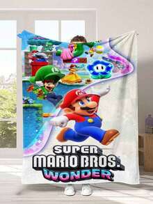 Splendor Game-Themed Plush Blanket. 4 Different Patterns To Choose From. It's A Cozy Cover For Your Sofa For A Nap, A Decorative Blanket For Relaxation. Suitable For Christmas, Halloween, And Various Festivals. It's A Great Item For Home Decor. - Multicolor - View 9