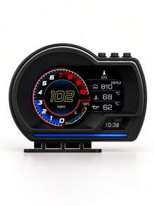 P6 OBD + GPS Car Dashboard Display, Digital Speedometer With Multiple Screen Layouts, RPM, Coolant Temperature & Voltage Display - Head-up Display - View 10