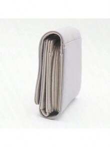 2026 Short Wallet New Niche Design Student Korean Style Fresh Card Holder Folding Coin Purse Women Mini - Mauve Purple - View 4