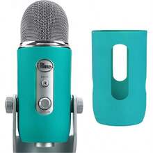 Casing Silikon Blue Ye Ti - Pelindung Silikon Perlindungan Penuh untuk Mikrofon Blue Ye Ti & Ye Ti Pro - Pelindung Mikrofon Anti Debu dan Anti Gores untuk Studio Rumahan, Streaming, Podcast, dan Pengaturan Rekaman (Hijau Giok) - Satu-Ukuran - View 1
