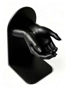 1PC Sculptural Hand-Shaped Vanity Storage Box, Matte Plastic Desktop Small Item Organizer, Decorative Jewelry Display Stand, Can Hold Earrings, Necklaces, Lipsticks, Vanity Desktop Decor Storage Rack - Multicolor - View 15