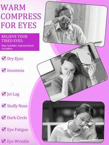 1/5/10/20/50pcs Lavender Steam Eye Mask, Relieves Eye Fatigue, Suitable For People Who Use Computers, Mobile Phones And Other Electronic Products For A Long Time, Suitable For Students, Office Workers And Night Owls With High Study And Work Pressure - Multi-color - View 5