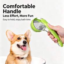 Pet Bath Brush Easy Foam, Cat Dog Massage Brush Pet Comb Pet Cleaning Brush Scrubbing Tool, Universal For Cats And Dogs Bathing - Multicolor - View 6