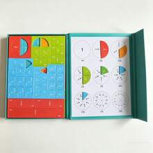 Magnetic Fraction Learning Book Set, Math Teaching Aids With Fraction Magnets, Children's Educational Learning Toys, Classroom Teaching Support Tools And Gifts - Multicolor - View 8