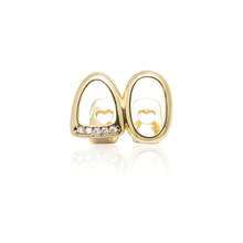 Hip Hop Hot-Selling Double Hollow Teeth Grillz With Full Micro-Inlaid Zirconia Cubic Zirconia Stage Prop Dental Grillz - Multicolor - View 7