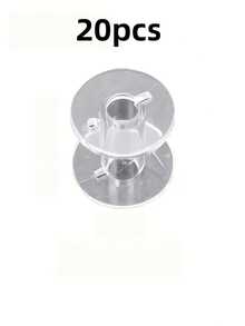 20pcs/10pcs/1pc, Sewing Machine Bobbins, Transparent Plastic Sewing Thread Spools - Suitable For Sewing Machines And Hand Sewing Projects! Plastic Bobbin Lock Core, Sewing Machine Bobbin 2518P Multi-Function Thickened Version - Upgraded Version - View 9