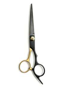 2pcs/1pc Professional Hair Cutting Scissors And Trimmer Set - Stainless Steel Black Gold Hair Cutting Scissors Set With Styling Comb, Ergonomic Design Salon-Grade Home Haircutting Tools, Perfect Gift For Hairstylists - View 14