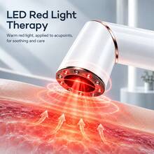 9-Level Rotating Vacuum Massager With Red Light & 6 Cups, USB Rechargeable Body Massage Device For Back Arm Leg - View 6