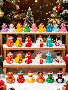 Christmas Random Decor, DIY Resin Desktop Decoration, Landscape Miniature Ornament, Christmas Party Gift, Party Home Decor (This Product Is For Adult Home Desktop Display/Miniature Landscape Gardening Accessories, Recommended Age 14+/15+, Not A Children's Toy) - Multicolor - View 2