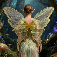 Butterfly Wings Fairy Wings Costume Party Props - Multicolor - View 8