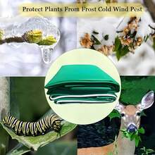 Plant Frost Protection Cover, Tree & Shrub Frost Blanket, Shrub & Flower Protection Cover, Green Non-Woven Fabric Winter Tree Frost Blanket, Reusable Zippered Plant Jacket, Durable Breathable Fabric Seasonal Plant Care, Tree Protection Wrap Bag - Multicolor - View 4
