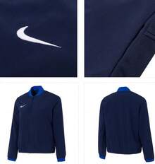 Nike DRI-FIT 新款女士拼接戶外運動休閒外套 - 海軍藍 - 查看 8