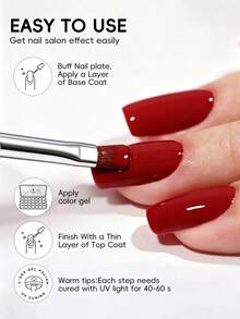 Tingse 28-Grid Amusement Park Gel Nail Polish Set, Gel Nail Art Serbaguna dengan Saturasi Tinggi dan Tahan Lama - MultiWarna - View 4