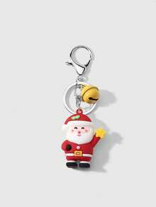 1pc Christmas Series Santa Claus Sleigh Reindeer Snowman Gift Keychain Bag Pendant - Multicolor - View 20