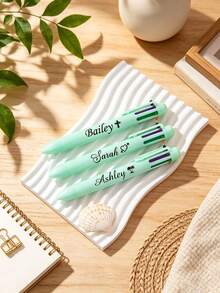 Personalized Multi-Color Pen, 6-In-1 Ballpoint Pen, Student Stationery - Sets - View 6