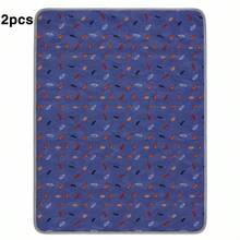1pc/2pcs New Style Reusable Pet Pee Pad, Washable Dog Training Mat, Pet Floor Protection Mat For Dogs & Cats, Crate Playpen Home Travel Use, 3 Sizes - one-size - View 13