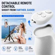 Pegangan Kamera Ponsel Magnetik dengan Remote Rana yang Dapat Dilepas, Braket Pemotretan Ponsel Universal dengan Pemicu Zoom Jarak Jauh, Stabilizer Gimbal Genggam untuk Fotografi Smartphone, Kompatibel dengan Ponsel Apple dan Android, untuk Selfie/Vlog/Perekaman Video - MultiWarna - View 3