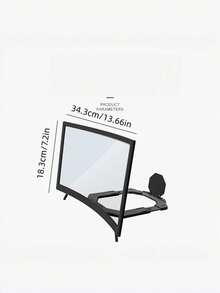 1pc 12/16/18 Inch Ultra HD Phone Screen Magnifier, Newly Upgraded 3D Curved Screen, Foldable & Telescopic, Phone Desktop Stand, Anti-Blue Light Lens, Eye Protection - Multicolor - View 12