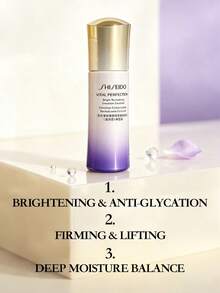 Emulsi Wajah Anti-Penuaan, Pencerah, Pengencang, Pelembap Mendalam, Lotion Kulit yang Merevitalisasi, Ukuran Travel, Hadiah Perawatan Kulit untuk Wanita, Shiseido Vital Perfection Bright Revitalizing Emulsion Enriched 50ml - 50 ml - View 3