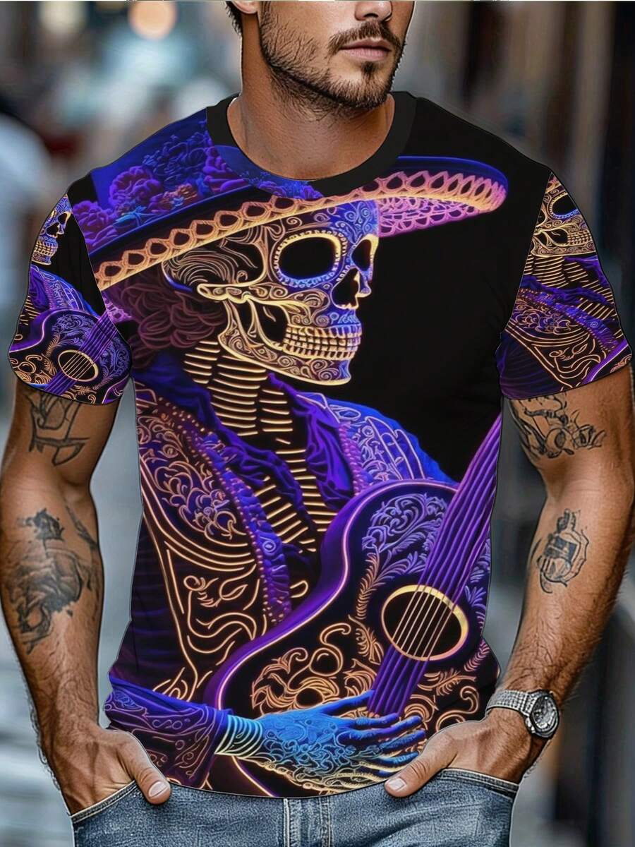Men Loungewear Tops - Multicolor - View 1