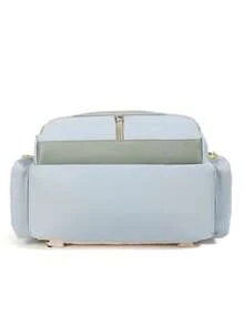 1pc Multifunctional Mommy Bag With Dry & Wet Separation, Independent Bottle Compartment, Convenient Side Tissue Pocket, Shoulder Strap, One Shoulder, Hand Carry, Lightweight For Travel - Multicolor - View 7