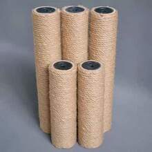 Sisal Rope Posts, Cat Scratch Pole Replacement Rods, DIY Cat Scratch Tree Sisal Material. Sisal Rope Columns, Cat Scratch Pole, Vertical Pole, Cat Toy, Suitable For Cats Who Love To Scratch And Chew - Yellow - View 6