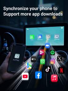 XUDA 2026 NEW 4in1 Smallest Adapter CarPlay/Android Auto/AirPlay/MirrorCast,5.0GHz Wifi,OTA Update,Wired To Wireless AI Mini Box - B - View 8
