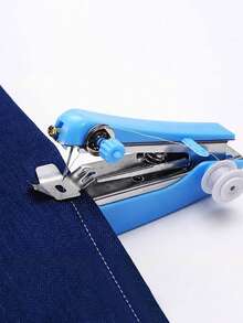 1pc Mini Manual Sewing Machine, Full-Function Sewing Machine, Fast Sewing Machine, Portable Metal Sewing Machine, Multi-Function Household Sewing Machine, Compact And Easy-To-Use Sewing Tool Without Power Supply - One Size Fits All - View 11
