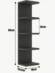 1pc Multi-Layer Minimalist Wall-Mounted Storage Shelf, Modern Living Room Bedroom Wall Decor Rack, Suitable For Books, Dolls, Toys, Clothing, Etc., Applicable For Home, Shop And Product Display - Multicolor - View 14