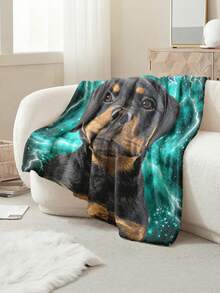 1pc Customized Photo Blanket, Personalized Flannel Blanket With Photo And Text, Office Nap Blanket, Comfortable Blanket, Mother's Day And Father's Day Gift For Parents, Bedding Blanket, Bed Customized Blanket, Customized Text Blanket, Home Personalized Customized Blanket - Multicolor - View 7