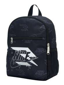 Nike Printed Backpack Unisex School Bag Comfortable Student Backpack Casual Backpack Size: Approx. 25.4*12.7*33cm - Navy Blue/black - View 1