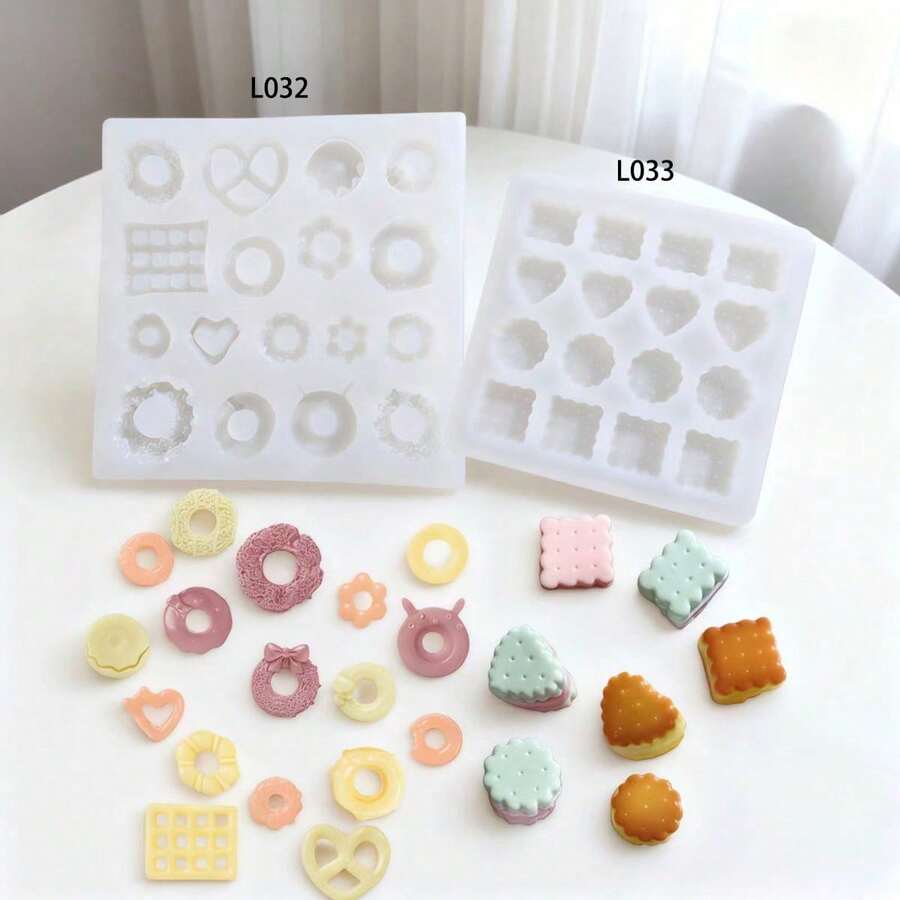 Realistic Cookie DIY Decoration Ornament Silicone Mold - Realistic Cookie - View 1