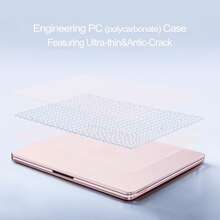Skyddande fodral för MacBook Neo 13 tum 2026 A3404 A18 Pro Chip, 4-i-1 skyddsset, inkluderar hårt skal, EU/US tangentbordsskydd, skärmskydd och förvaringsväska, reptåligt, lätt laptopskydd, flera färger tillgängliga. - Visa 6