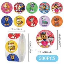 Spin Master Cartoon Toy Story Round Roll Self-Adhesive Stickers, Multi-Character Printed Decorative Labels For Gift Wrapping And Scrapbooking - one-size - View 7