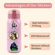 52pcs What We Do In The Shadows Stickers, Multicolor Pattern Stickers, Beautiful Stickers, Bottles, Decorative Paper, Scrapbooking, Diary, Laptop, Bumper, Skateboard, Water Bottle, Computer, Phone Greeting Cards, Photo Albums, Furniture, Stickers - 52 Random - View 5
