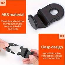 2/4PCS [Desain Tersembunyi] Pengait Sandaran Kepala Mobil, Pengait Sandaran Kursi Mobil, Pengait Penyimpanan Kursi Belakang, Pengait Interior Mobil Multifungsi ABS, Hitam/Coklat, Cocok Universal untuk Sebagian Besar Model Mobil. Penyimpanan & Pengorganisasian Rumah & Kehidupan, Penyimpanan Mobil. Pengait Sandaran Kepala Pemasangan Sekali Klik! Desain Tersembunyi Tidak Memakan Ruang, Gantung Tas, Payung, Makanan Bawa Pulang, Warna Hitam dan Coklat, Pengait Serbaguna, Jaga Kursi Belakang Tetap Rapi. Nyaman dan Praktis - MultiWarna - View 7