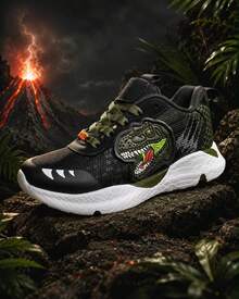 Kids Sneakers - Army Green - View 3