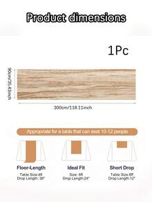 1/4pcs 90*300cm Christmas Gauze Table Runner, Tassel Transparent Cheese Gauze Table Runner, Bohemian Country Style Holiday Table Decor, Suitable For Christmas Party, Red Green Camel Color - View 12