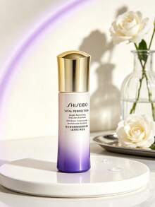 Emulsi Wajah Anti-Penuaan, Pencerah, Pengencang, Pelembap Mendalam, Lotion Kulit yang Merevitalisasi, Ukuran Travel, Hadiah Perawatan Kulit untuk Wanita, Shiseido Vital Perfection Bright Revitalizing Emulsion Enriched 50ml - 50 ml - View 7